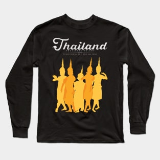 Thai Dancing Art Long Sleeve T-Shirt